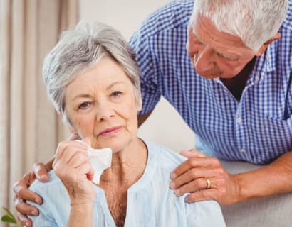 A warm care conversation at home